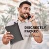 HOMEAL Smell Proof Bag, Smell Proof Container, Smell Proof Stash Bag, Odor Proof Pouch, Stash Storage Kit (Black) view 2