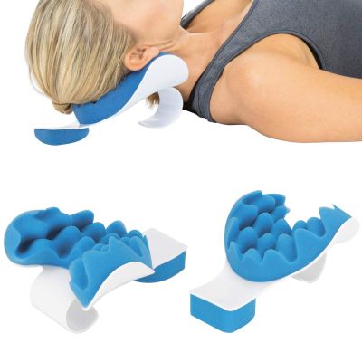 Cervical Traction Device for Pain Relief and Cervical Spine Alignment, Neck and Shoulder Relaxer, Joint Massage Pillow Neck Stretcher, Neck and Shoulder Relaxer, Cervical Traction DevicNeck and Sh