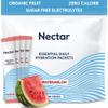 Nectar Hydration Packets - Electrolytes Powder Packets - No Sugar or Calories - Organic Fruit Liquid Daily IV Electrolytes Powder for Dehydration Relief and Rehydration (Watermelon 30 Pack) view 1
