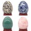 Wholesale 30x40mm Natural Gemstone Crystal Reiki Healing Quartz Ball Massage Egg Home Room Decor Craft Gift/Stand 1 Piece,Dragon Blood Stone view 4