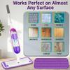 ARSUK Reusable Mop Pads Compatible with Swiffer PowerMop Washable Velcro Replacement Microfiber Refills for 13''16'' Spray Mop, Multi-Surface Cleaning Pads (6 Pack) view 4