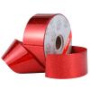 2inch x 100yards Shiny Waterproof Ribbon,Red Curling Ribbon for Gifts Package Wrapping,Bows, Crafting, Wedding. view 1