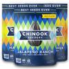Chinook Seedery Roasted Sunflower Seeds - Jumbo Seeds Keto Snacks - Best For Snack Packs - Gluten Free, Non GMO Snack Food Gifts - 4 Ounce (Pack of 3) - Bring the Heat Variety Pack view 1
