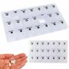 2 Pc 7 Day Pill Organizer Daily Am Noon Pm Medicine Tablet Holder Vitamin Case view 3