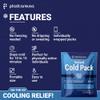 25 Pack 5" x 6" Disposable Ice Packs for Injuries, Swelling, Muscle & Joint Aches, Sprains & Abrasions - Easy to Use Disposable Cold Compress for Pain Relief - PlastCare USA Instant Cold Packs view 4