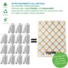 (144 Pack) Wholesale EcoJeannie Eco-Friendly German Cleaning Cloth 100% Biodegradable Cellulose Sponge Cloths, Kitchen Cloths, GMO-Free, Reusable - Made in Germany Packaged in P.R.C. view 3