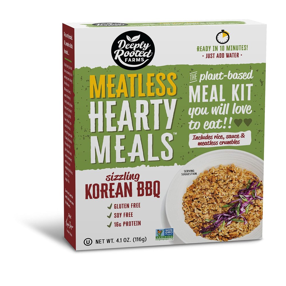 Deeply Rooted Meatless Crumbles (Korean BBQ, Hearty Meals)