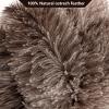 2pcs Ostrich Feather Dusters Natural Feathers Duster with Wooden Handle Natural Ostrich Feathers for Home Cleaning and Office Finishing Duster(2pcsLength14 view 4