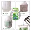 220 Counts Aklyaiap 4 Gallon Trash Bag,Tear & Leak Resistant Bathroom Biodegradable Small Garbage Can Bags Unscented for Home & Kitchen, 5Rolls, White view 2