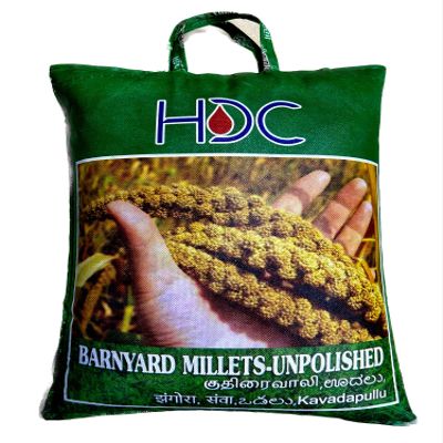 HDC Siridhanya unpolished and organic positive Barnyard millet (Net quantity 4700g) naturally grown without chemicals and pesticides origin from Andhra Pradesh