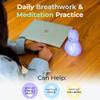 Mindsight 'Original Breathing Buddha' Guided Visual Meditation | 3 Modes to Slow Your Breathing & Calm Your Mind | Stress & Anxiety Relief | Wellness Gift | Adults, Kids, Classrooms | USB Rechargeable view 3