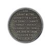 4 Year Sobriety Coin | Legacy AA Chip | Thick Triplate Recovery Anniversary Token (Gray) view 4