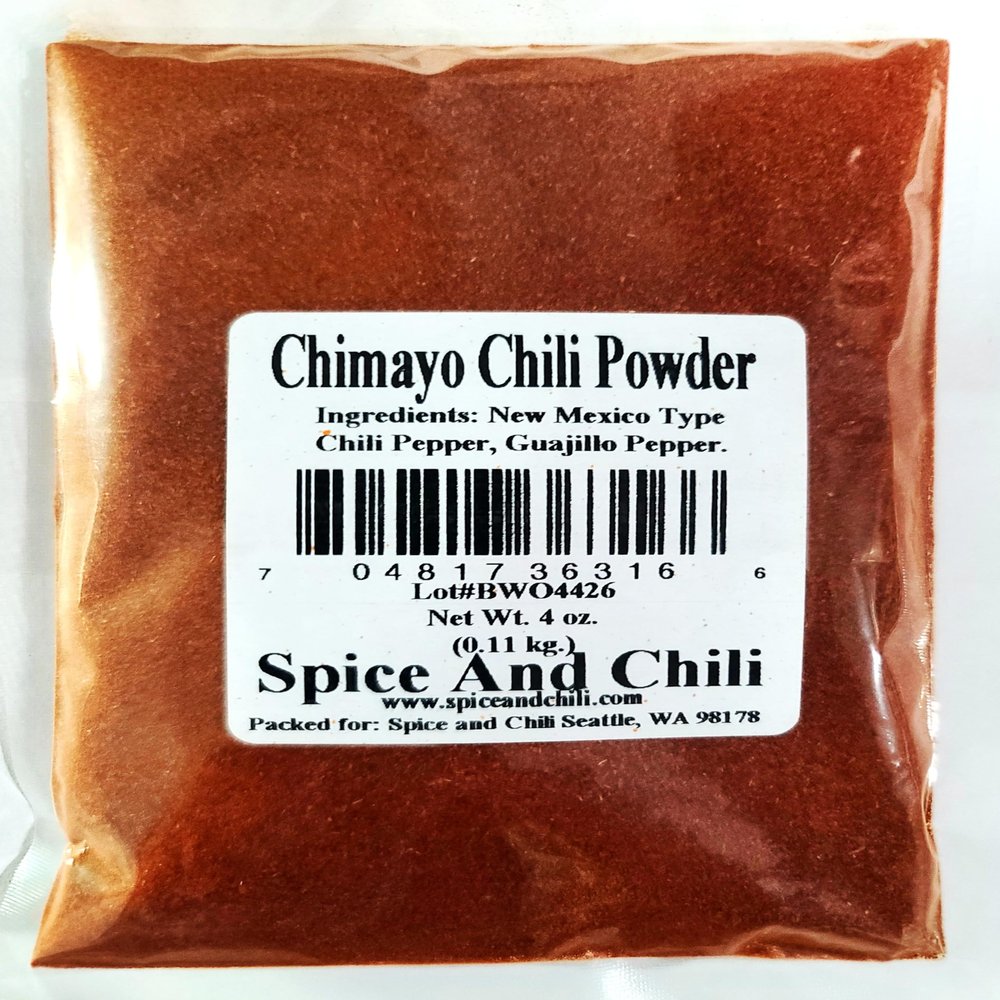 CHIMAYO CHILI POWDER, Net Wt 4oz (0.11kg)