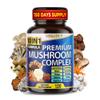 10 in 1 High Strength Mushroom Supplement - Lions Mane, Cordyceps, Reishi - Brain Supplements for Memory and Focus ** 5-Month Supply view 1
