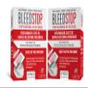 BleedStop First Aid Powder for Blood Clotting, Trauma Kit, Blood Thinner Patients, Camping Safety, and Survival Equipment for Moderate to Severe Bleeding Wounds or Nosebleeds (Double 4 Pack 15g) view 1