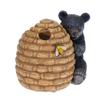 Pine Ridge Black Bear Beehive Toothbrush Holder, Shower Caddy for Family, Kids, Couple 2 Slot, Countertop Sink Vanity with Anti-Slip Base and Drainage, Bathroom Organizer view 3