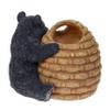 Pine Ridge Black Bear Beehive Toothbrush Holder, Shower Caddy for Family, Kids, Couple 2 Slot, Countertop Sink Vanity with Anti-Slip Base and Drainage, Bathroom Organizer view 4