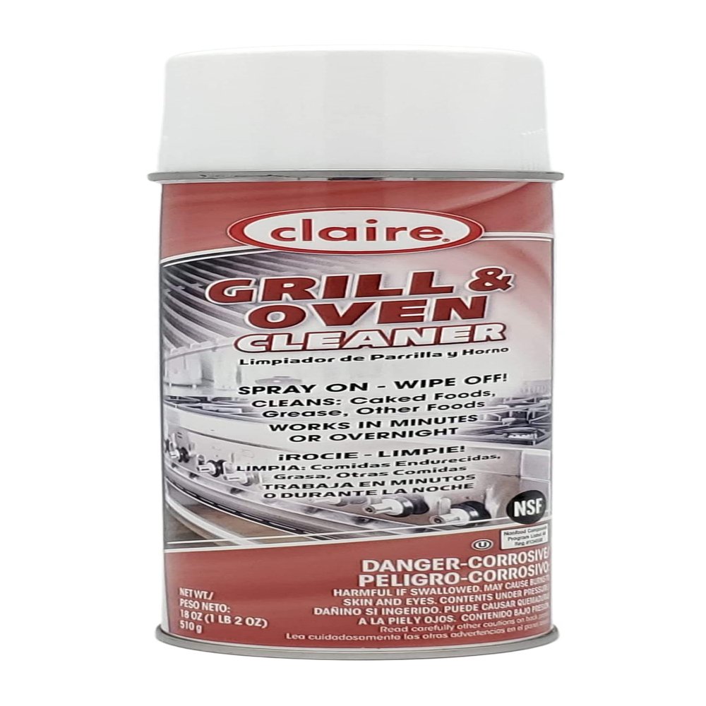 Claire Grill and Oven Cleaner; 18 oz. can, red (CL826-1)