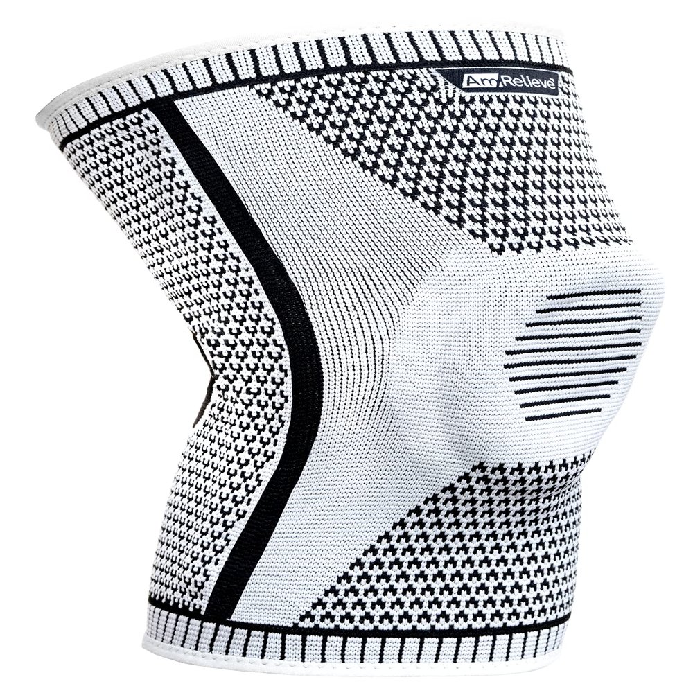 AmRelieve Ultra Knee Elite Compression Sleeve - Knee Brace for Arthritis Pain Relief, Meniscus Tear Support, and Knee Pain Relief