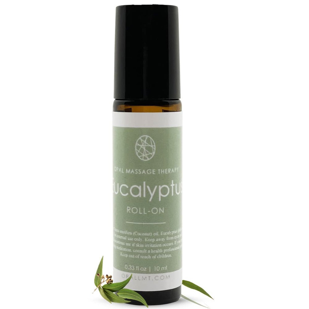 Premium Essential Oil Roll On Opal Massage Therapy (Eucalyptus)