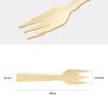 Bamboo Utensils | 200PK Mini-Bamboo Forks 3.54" Disposable Small 100% Biodegradable Compostable Cutlery Set Eco Friendly Renewable Natural view 2