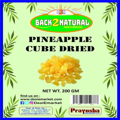 Back2Natural Dried Pineapple Cube - 200gm