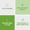 Comfy Package [50 Count] 10 mm Jumbo Paper Smoothie & Boba Straws - Biodegradable Paper Straws for Milkshakes, Smoothies & Bubble Tea, Assorted Colors view 4