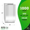 PUREVACY Gusseted Plastic Bread Bags 10 x 8 x 24, Plastic Bread Storage Bags 1000 Pack, PE 1 Mil Clear Gusseted Plastic Bags, Waterproof Bread Storage Bags, Durable Clear Plastic Bags for Packaging view 2