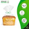 PUREVACY Gusseted Plastic Bread Bags 10 x 4 x 20, Plastic Bread Storage Bags 1000 Pack, PE 1 Mil Clear Gusseted Plastic Bags, Waterproof Bread Storage Bags, Durable Clear Plastic Bags for Packaging view 4
