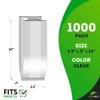 PUREVACY Gusseted Plastic Bread Bags 5.5 x 3 x 24, Plastic Bread Storage Bags 1000 Pack, PE 1 Mil Clear Gusseted Plastic Bags, Waterproof Bread Storage Bags, Durable Clear Plastic Bags for Packaging view 2