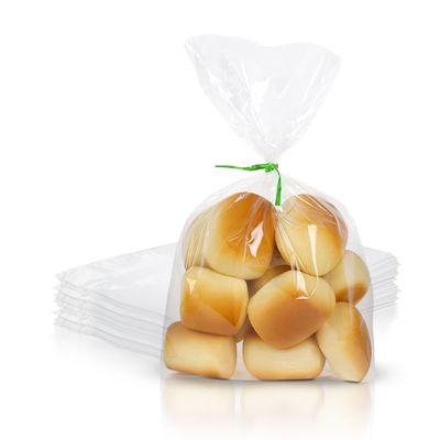 PUREVACY Gusseted Plastic Bread Bags 6 x 3 x 15, Plastic Bread Storage Bags 1000 Pack, PE 1 Mil Clear Gusseted Plastic Bags, Waterproof Bread Storage Bags, Durable Clear Plastic Bags for Packaging