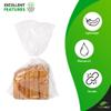 PUREVACY Gusseted Plastic Bread Bags 6 x 3 x 15, Plastic Bread Storage Bags 1000 Pack, PE 1 Mil Clear Gusseted Plastic Bags, Waterproof Bread Storage Bags, Durable Clear Plastic Bags for Packaging view 4