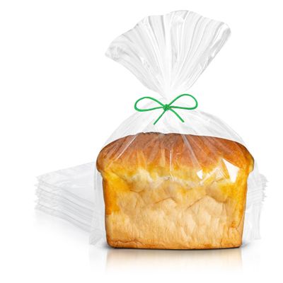 PUREVACY Gusseted Plastic Bread Bags 8 x 4 x 18, Plastic Bread Storage Bags 1000 Pack, PE 1 Mil Clear Gusseted Plastic Bags, Waterproof Bread Storage Bags, Durable Clear Plastic Bags for Packaging