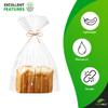 PUREVACY Gusseted Plastic Bread Bags 8 x 4 x 18, Plastic Bread Storage Bags 1000 Pack, PE 1 Mil Clear Gusseted Plastic Bags, Waterproof Bread Storage Bags, Durable Clear Plastic Bags for Packaging view 4