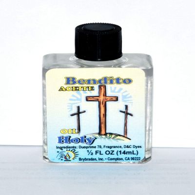 12 PCS BRYBRADAN HOLY Spiritual Oil ACEITE ESPIRITUAL Bendito -1/2 FL OZ 14.7ML