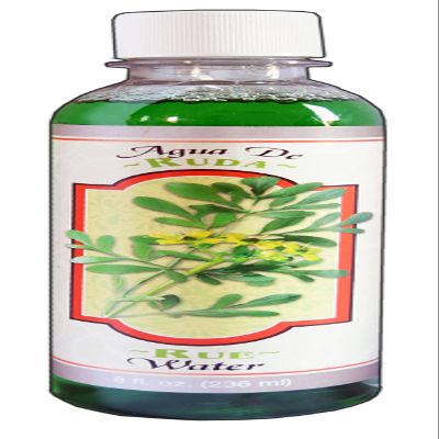 12 PCS AURA SPIRITUAL RUE WATER WITH LEAVES - AGUA ESPIRITUAL RUDA 8 FL. OZ.