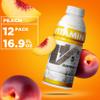 VITAMIN 1 Hydration Drink, Peach Electrolyte Vitamin Water, 16.9 Ounce (Pack of 12), B Vitamins, Zero Sugar, Low Calorie, Low Sodium view 3