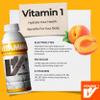 VITAMIN 1 Hydration Drink, Peach Electrolyte Vitamin Water, 16.9 Ounce (Pack of 12), B Vitamins, Zero Sugar, Low Calorie, Low Sodium view 4