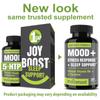 NooMost Mood Support Supplement for Mood Boost, Calm Mind & Body, Stress Response, Energy Supplement  Herbal Adaptogens: Ashwagandha, L Tyrosine, 5 HTP, Passion Flower, 30 Counts view 2