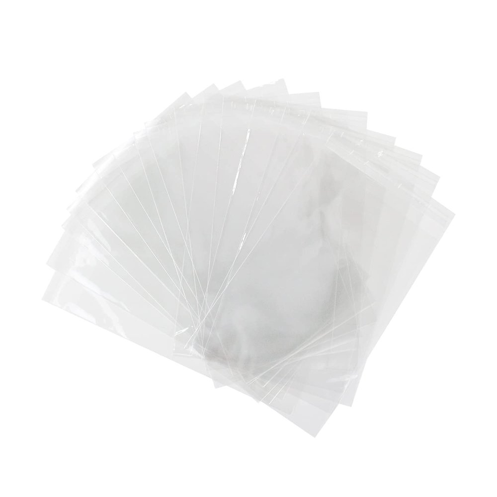 24/7 Bags 200 Pcs Self Sealing Cellophane Bags,6x9 Inches with Adhesive Strip, Resealable,Cookies, Packing, Party Favors, Pictures & More, OPP Bag, Food Grade