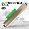 IDL Packaging 18" x 2000' Food Film Refill Roll for WP-180D WrapMaster Dispenser 18" Width  Clear Plastic Wrap for Food, BPA Free  Trusted Cling Wrap Roll for Packing and Storing Food view 2