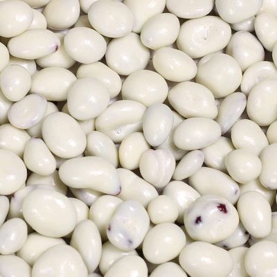 Gourmet White Chocolate Covered Cranberries by Its Delish, 10 lbs Bulk Bag | White Milk Chocolate Coated Cranberries, Healthy Snacks Chocolate Fruit, USA Made, Kosher Dairy