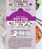 Aunt Ethel's Pot Pies - Coq Au Vin Pot Pie, Gourmet Frozen Meal Prepared In Minutes, Handcrafted - 12 Ounces (Pack of 3) view 4