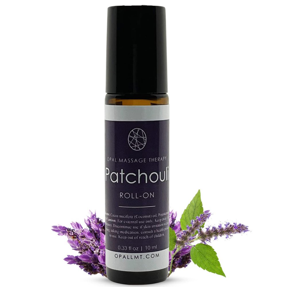 Premium Essential Oil Roll On Opal Massage Therapy (Patchouli)