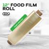 IDL Packaging 12" x 2000' Food Film Refill Roll for WP-179D WrapMaster Dispenser 12" Width  Clear Plastic Wrap for Food, BPA Free  Trusted Cling Wrap Roll for Packing and Storing Food view 2