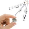 BAOLSLS 500 Pieces 0.63 Inch Small Metal Pipe Screens, 5/8 in 100% Thicker Stainless Steel with 2 PCS Metal Portable 3 in 1 Cleaning Tool Mini Kit (Silver) view 4