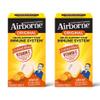 Airborne Vitamin C 1000mg (per Serving) - Citrus Chewable Tablets (64ct/Box), Gluten-Free Immune Support Supplement, Vitamins A C E, ZINC, Selenium, Echinacea, Ginger, Antioxidants (2-Pack) view 1