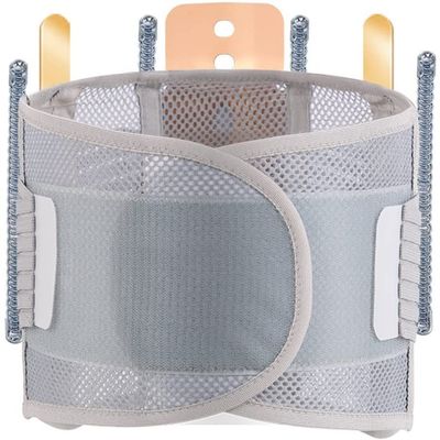 Lumbar Support Belt Self-Heating Back Support Belt,Lower Brace Injury Prevention Pain Relief Sciatica Spinal Stenosis Scoliosis Or Herniated Disc Back Braces (Color : Gray, Size : X-Large)