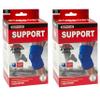 2 Pc Knee Patella Support Brace Arthritis Wraps Compression Sleeve Joint Sports view 2