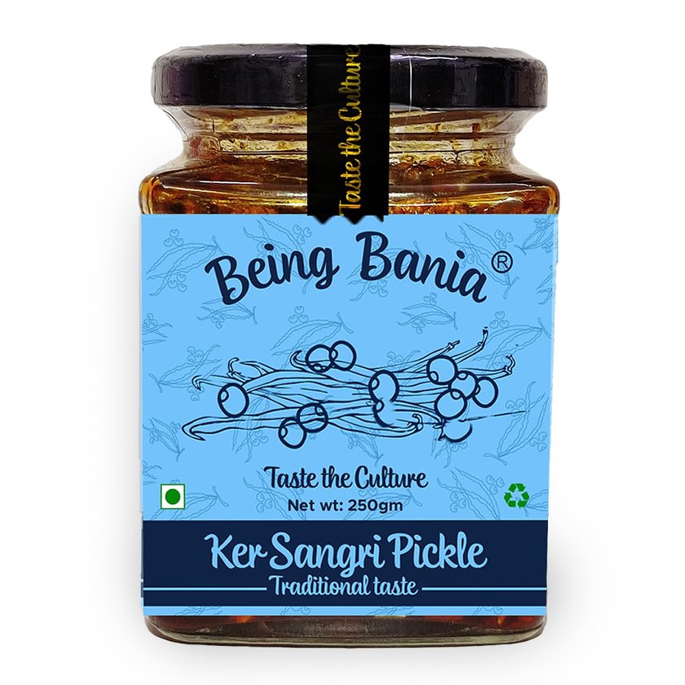 Being Bania Premium Homemade Handmade Ker Kair Sangri Pickle, 250gm in glass jar | Marwadi Rajasthani | Delicacy pickle | Teet Dela Panchkuta | 100% Natural Achar | Mix Achar, Mixed pickle |